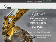 Tablet Screenshot of gernatt.com